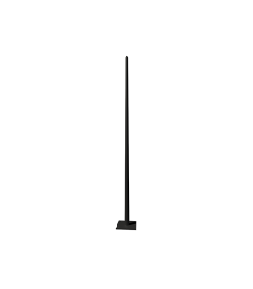 POSTE DE 4 METROS  PARA FAROLAS COLOR NEGRO