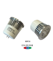 LAMPARA DICROICA LED RGB CON CONTROLADOR MR16 3W 70º 12V