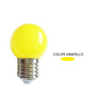 LAMPARA ESFERICA LED AMARILLA IP44 ESPECIAL GUIRNALDA E27 0,5W 270º 230V
