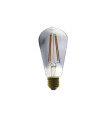 LAMPARA EDISON CRISTAL SMOKY FILAMENTO LED E27 2.5W 1800K 360º 230V