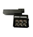 PROYECTOR CARRIL LED 4 VIAS 30W 3000K NEGRO