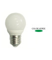 LAMPARA ESFERICA LED VERDE E27 4W 270º 230V