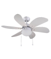 VENTILADOR DE TECHO 45W AC BLANCO ØASPAS 90CM CON CONTROL REMOTO