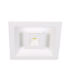 DOWNLIGHT LED EMPOTRABLE CUADRADO TRES ENCENDIDOS CORTE 110x110MM 7+6W 3000K 60º 230V