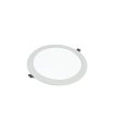 DOWNLIGHT LED EMPOTRABLE  CORTE 145MM 12W 3000K REDONDO BLANCO