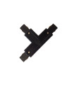 ACCESORIO CARRIL LED 4 VIAS (HASTA 3 ENCENDIDOS) CONECTOR T DERECHA B NEGRO