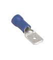 TERMINAL PREAISLADO FASTON MACHO PL-7 AZUL (100 UN