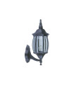 FAROL BRAZO ABAJO 8 LADOS COLOR NEGRO