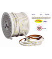 TIRA DE LED FLEXIBLE PROFESIONAL IP65 17W/MT 3000K 230V 12x4MM 120LED/MT FUNDA OPAL-MATE venta por metros