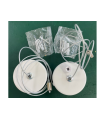 PACK 2 ACCESORIO SUSPENSION PARA LUMINARIA COLGANTE BLANCA 1 METRO DE CABLE