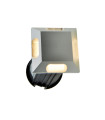 UPLIGHT LED IP65 3W 3000K PLATA CUADRADO