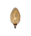 LAMPARA DECORATIVA LED PIÑA AMBAR  E27 4W 1800K