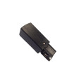 ACCESORIO CARRIL LED 4 VIAS (HASTA 3 ENCENDIDOS) CONECTOR DE CORRIENTE IZQUIERDA NEGRO