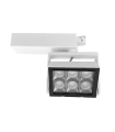PROYECTOR CARRIL LED 4 VIAS 30W 3000K BLANCO