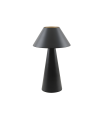 LAMPARA DE MESA TIPO SETA 1XE27 NEGRA