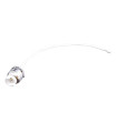 PORTALAMP HALOGENO LINEAL REDONDO METALICO ANCHO