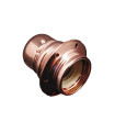 PORTALAMPARAS E27 DECORATIVO 2 ARANDELAS ROSADO