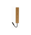 APLIQUE LED PARED MADERA 5W+3W+USB 3000K