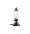 LAMPARA MESA CRISTAL LED EFECTO LLAMA 5W 1300K 360º 100-240V BRONCE