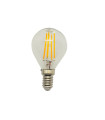 LAMPARA ESFERICA FILAMENTO LED E14 4W 3000K 360º 230V CLARA