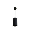 LAMPARA LED COLGANTE TUBULAR 15W 3000K 45º 230V NEGRO interior negro