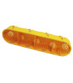 CAJA MECANISMOS CUADRUPLE EMPOTRABLE ESPECIAL PLADUR 281 X 75 X 45MM