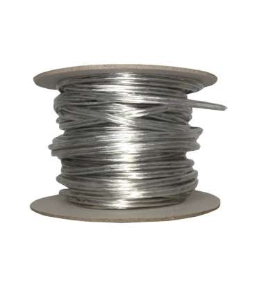 CABLE DECORATIVO 2X0.75mm 25METROS TRANSPARENTE