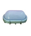 APLIQUE LED PROFESIONAL ESTANCO OVAL IP65 12W 3000K 100º 230V PLATA