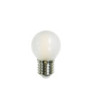 LAMPARA ESFERICA FILAMENTO  LED E27 4W 2800K 270º 230V MATE
