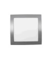 DOWNLIGHT LED EMPOTRABLE EXTRAPLANO CUADRADO CORTE 200MM 18W 6500K 100º 230V PLATA