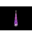 PIRAMIDE LED BATERIA MARCO ACRILICO CAMBIO DE TONO 0,06W 4,5V IP20 33x8,5x8,5cm bateria 3xAAA incluida
