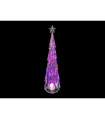 PIRAMIDE LED BATERIA MARCO ACRILICO CAMBIO DE TONO 0,06W 4,5V IP20 60x16,5x16,5cm bateria 3xAAA incluida