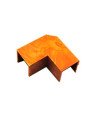 CONECTOR EN L PARA CANALETA 18X18MM MARRON CLARO