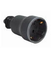 BASE AREA DE GOMA BICOLOR 16A 250V