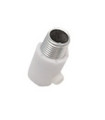 PRENSACABLES CON ROSCA METALICA BLANCO