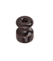 AISLANTE PORCELANA MARRON PARA CABLE 18X16mm