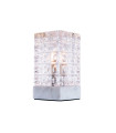 LAMPARA DE MESA BASE MARMOL BLANCA CON G9 INCLUIDA 2W 3000K