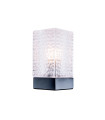 LAMPARA DE MESA BASE MARMOL NEGRO CON G9 INCLUIDA 2W 3000K