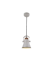LAMPARA DE TECHO 1XE27 SERIE DE PORCELANA BLANCA