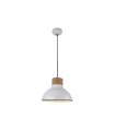 LAMPARA DE TECHO COLGANTE Ø30CM 1XE27 SERIE DE PORCELANA BLANCA