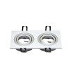ARO DOBLE BASCULANTE RECTANGULAR 2 AROS NIQUEL B+M