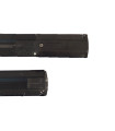 CARRIL LED 4 VIAS (HASTA 3 ENCENDIDOS) 1,5 METROS NEGRO incluye conector corriente y tapa final