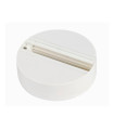 BASE CARRIL 4 VIAS 110x32cm BLANCA