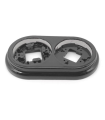 MARCO DOBLE SUPERFICIE PORCELANA NEGRO