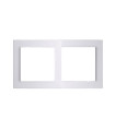 MARCO CUADRUPLE BLANCO SERIE 8000