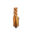 PRENSACABLES DE LATON 35 X 22 mm CON ROSQUETA Y TORNILLO