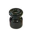 AISLANTE PORCELANA NEGRO PARA CABLE 24X19mm