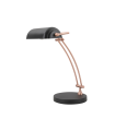 LAMPARA DE MESA TIPO BANQUERO E27 NEGRO