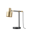 LAMPARA DE MESA MODELO SERANTES 1XE27 DORADA+NEGRA
