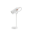 LAMPARA DE MESA E27 BLANCA +COBRE
